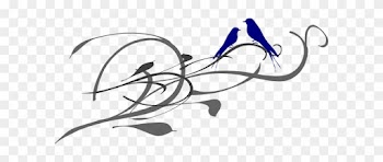 Lovebird Clipart Royal Blue Wedding - Cliparts Of Wedding Dove