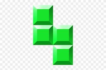 Loved Globally By People Of All Ages And All Cultures, - Green Tetris Block
