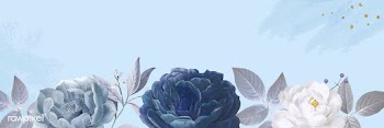 Lovely blue rose banner | Free stock vector - 843692