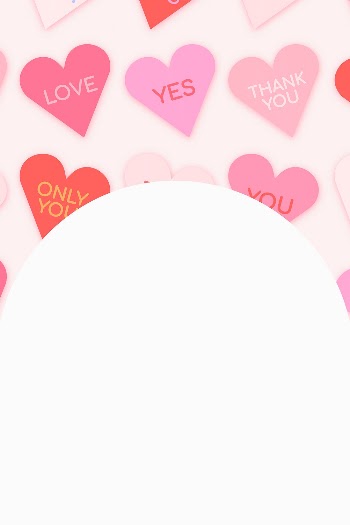 Lovely heart border background, girly | Free Photo - rawpixel