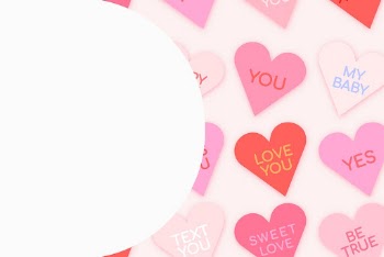 Lovely heart border background, girly | Free Photo - rawpixel