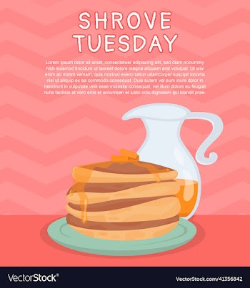 lovely shrove tuesday pancake day background