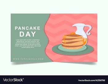 lovely shrove tuesday pancake day banner