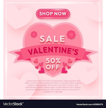 lovely valentines day sale 50 off design