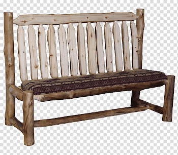 Loveseat Couch Bed frame Bench, wood transparent background PNG clipart