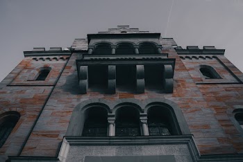 Low-angle of Gray Concrete Building