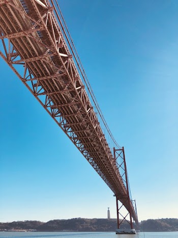 Low Angle Photo of Bridge Under Blue Sky