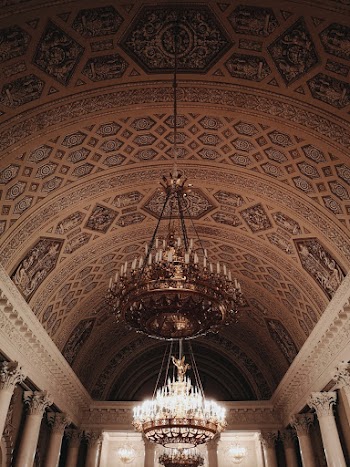 Low Angle Photo Of Ceiling With Chandeliers