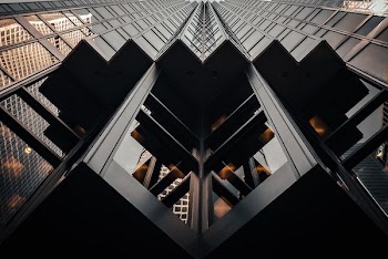 low angle photo of high rise building