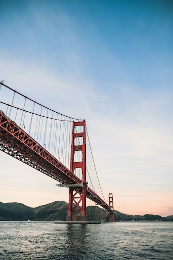 Low Angle Photo of Suspension Bridge
