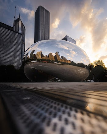 Low-Angle Photo of The Bean
