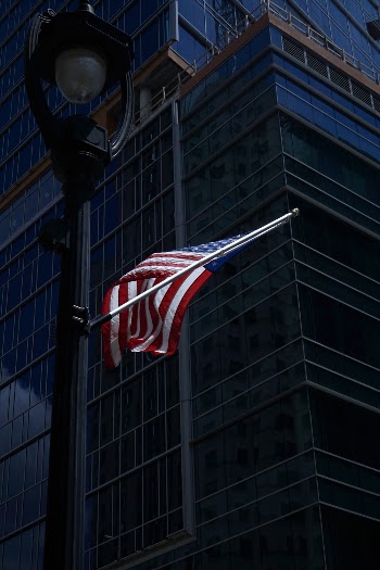 Low Angle Photo of USA Flag
