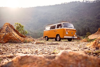 Low-Angle Photo of Volkswagen Kombi