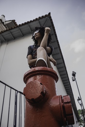 Low Angle Photo of Woman Stepping on Fire Hydrant