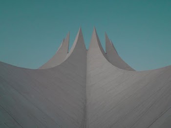 low angle photograph of building's roof