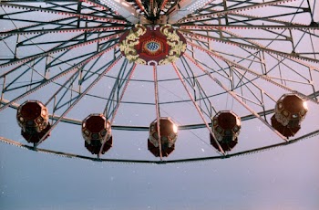Low-angle Photography of Amusement Ride