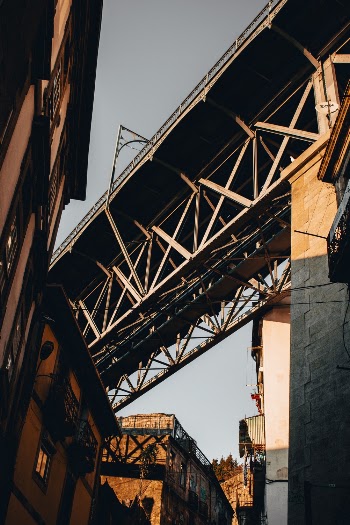Low Angle Photography of Bridge