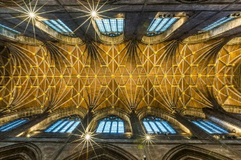 Low Angle Photography of Brown Concrete Building Interior