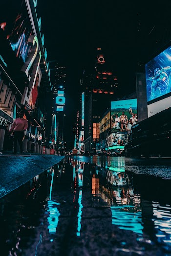 Low Angle Photography of Buildings during Nighttime