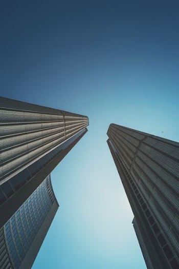 low angle photography of buildinmg