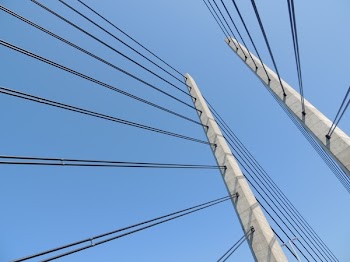 Low Angle Photography of Cable Railings at Daytime