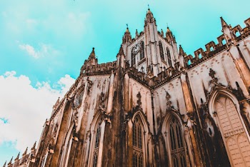 Low-Angle Photography of Church Building