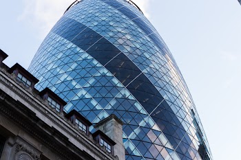 Low-angle Photography of Gherkin Tower