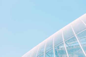 low-angle photography of glass dome building