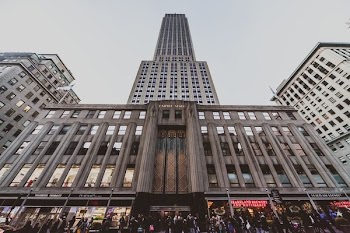 low angle photography of gray building