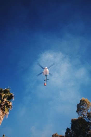 low angle photography of helicopter
