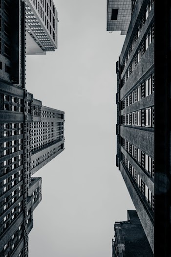 Low-angle Photography of High-rise Buildings at Daytime