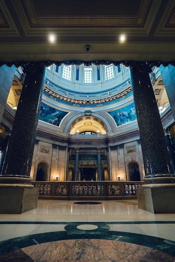 Low Angle Photography Of Inside Of Building