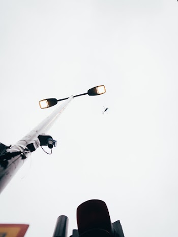Low-angle Photography of Lighted Outdoor Lamp Post