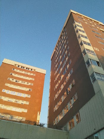 Low-angle Photography of Orange High-rise Buildings