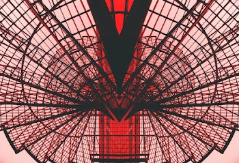 Low-angle Photography of Red Metal Tower