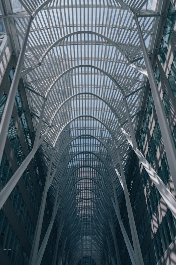 Low Angle Photography of Steel Structure