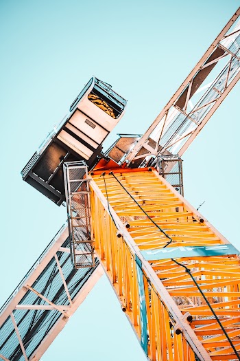 Low Angle Photography of Tower Crane