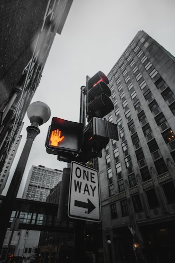 Low-Angle Photography of Traffic Lights