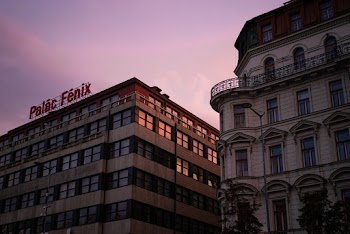 Low Angle Photography of Two Concrete Buildings