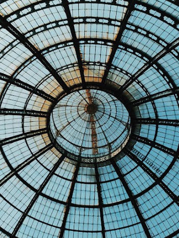 Low-angle Photography Steel and Glass Structure