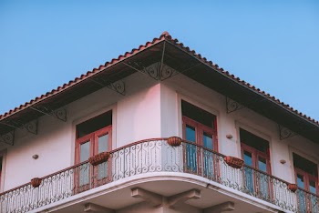 Low-Angle Shot Building With Terrace