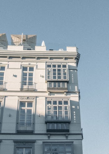 Low Angle Shot of White Building