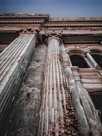 Low-angle View of Gray Concrete Building