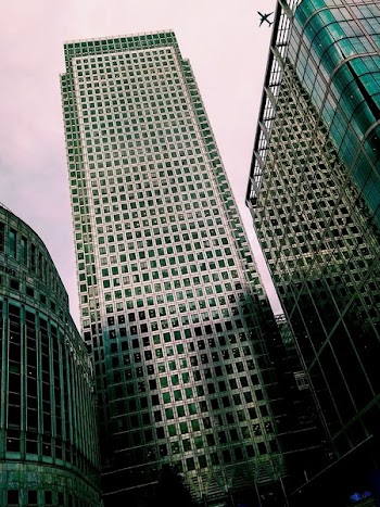 Low Angle View of Green High-rise Building