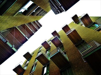 Low Angle View of High-rise Building