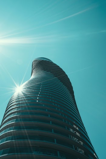 Low Angle View of High Rise Building