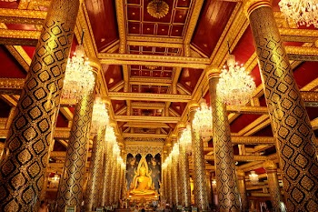 Low Angle View of Illuminated Ceiling