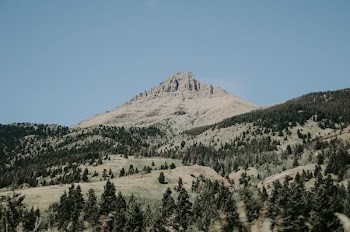 low angle view of mountain under sky