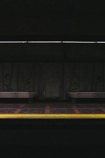 Low Light On Subway Platform