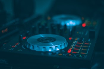 Low Light Photography of Dj Controller